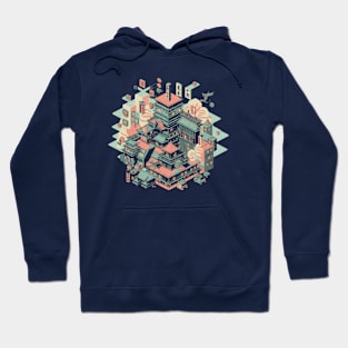 Japanese city Hoodie